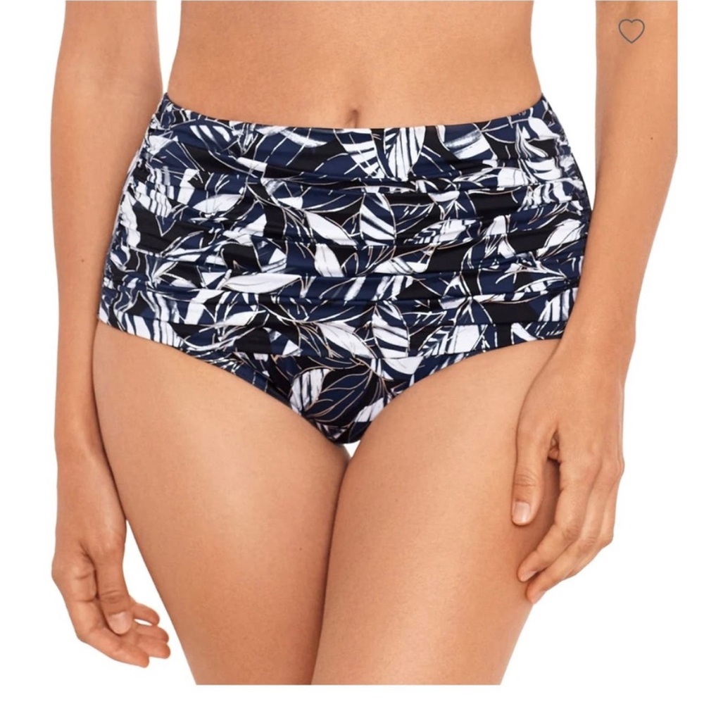 Miraclesuit Norma Jean Retro Bottom Shimmer Shadows 16 NWT